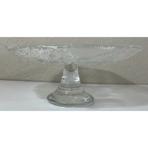 Vintage Mikasa True Love German Crystal Pedestal Cake Plate / Stand Compote 8.5” - Picture 4 of 6